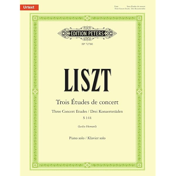 Amazon.com: Liszt: 3 Études de concert, S. 144: 9790201815732