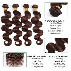 Kapelli Hair 10A Human Hair Bundles Light Brown