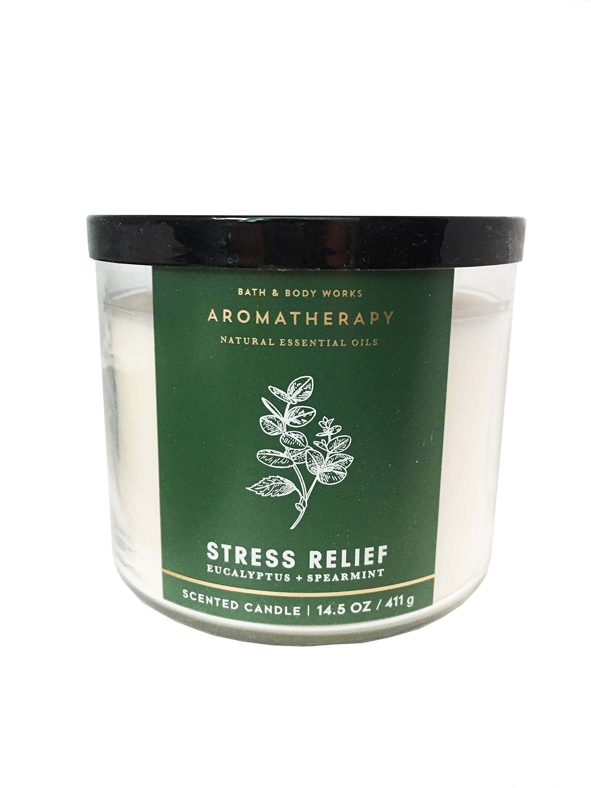 Bath & Body Works, Aromatherapy Stress Relief 3Wick Candle, Eucalyptus