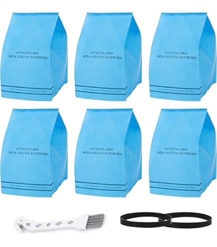 Amazon.com: LBLVBNEWD 6 Pack Wet Dry Vac Filter Bags Fit for