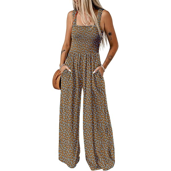 House on the hill jumpsuit 90サイズ　レア　花柄 Brasilia Jumpsuit Blue – Hell Bunny