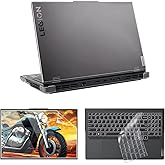immoenuc 4-in-1 Laptop Case Set for 2024 Legion Pro 5i / Pro 5 Gen 9 Intel/AMD 16 inches Hard Shell Protective Cover with Keyboard Cover & Screen Film Compatible 2023 Legion Pro 5 Gen 8 16"