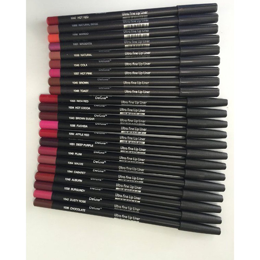 Italia Deluxe Ultra Fine Lip Liner set (Pack Of 12) Buy Online in UAE