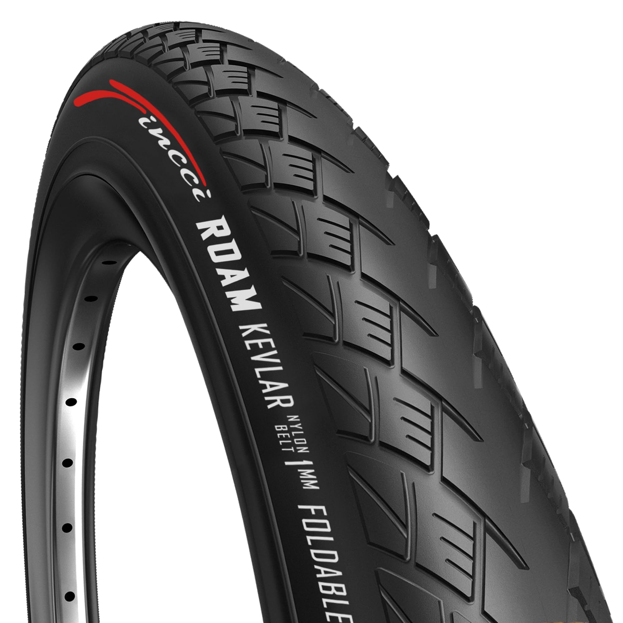 Fincci Durable 700x32c Tyres - Foldable Kevlar Tire 28 x 1.25 inch with 1mm Nylon Puncture Proof - Gravel Tyre 32-622, Lightweight Tyres 30 TPI for City, Electric, Hybrid, Road & Touring Bicycles