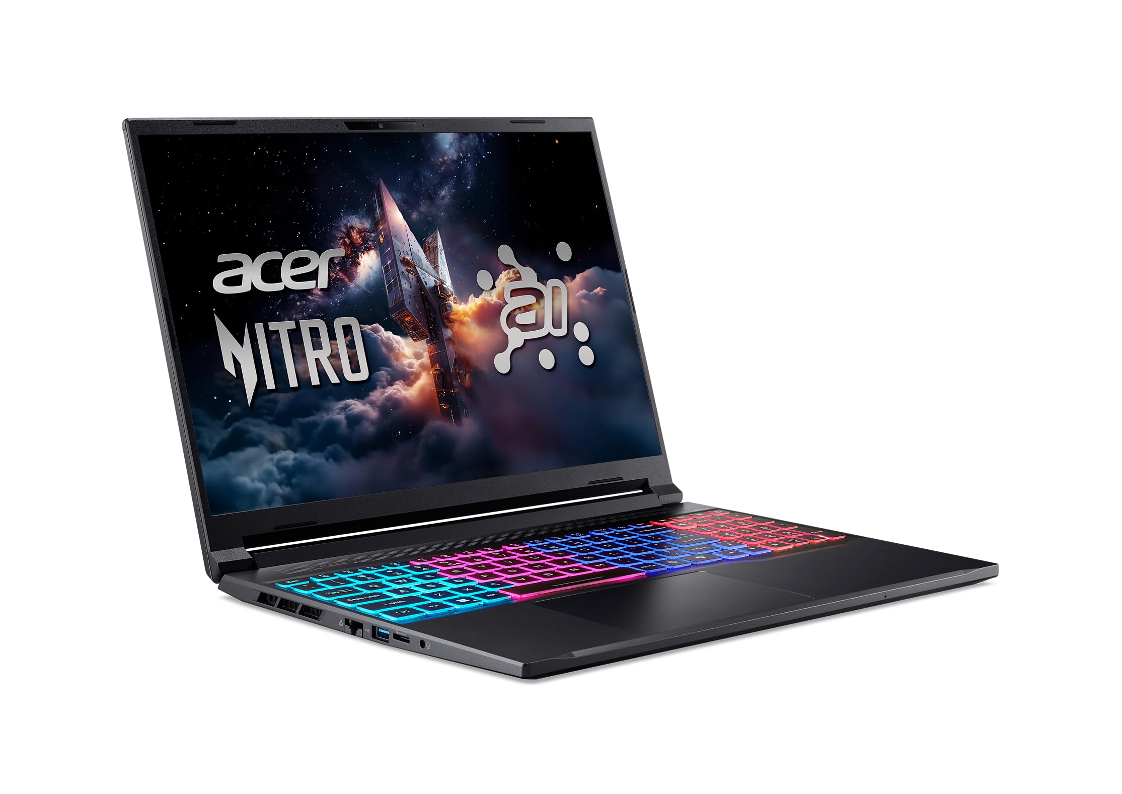 Acer Nitro V 16S AI Gaming Laptop | AMD Ryzen 7 260 Processor | NVIDIA GeForce RTX 5060 Laptop GPU (572 AI Tops) | 16