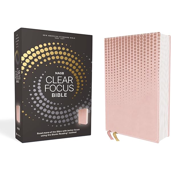 NIV, Clear Focus Bible, Leathersoft, Pink: Read more of the Bible