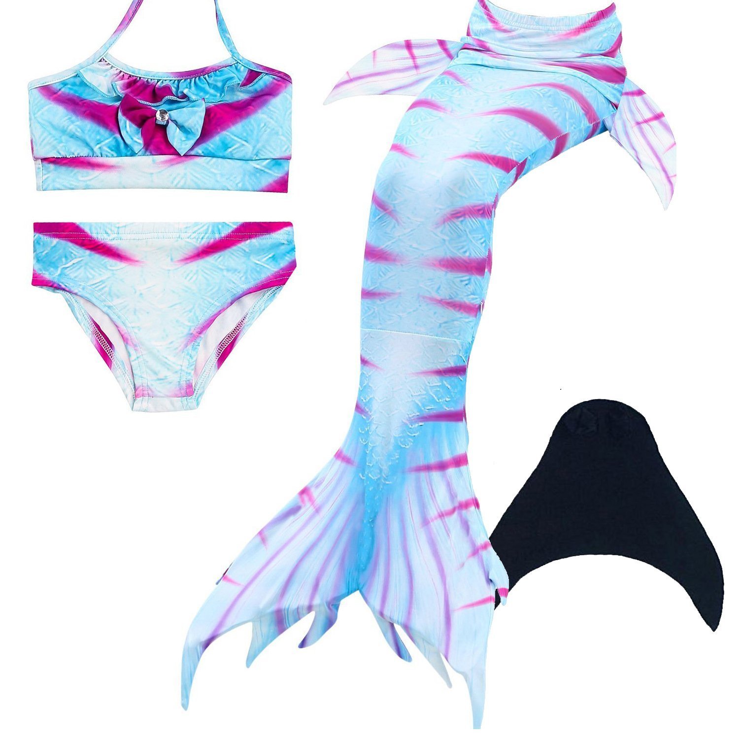 Kids Mermaid Bathing Suit Lora Rossie Mermaid Tails Swimsuit for Girls