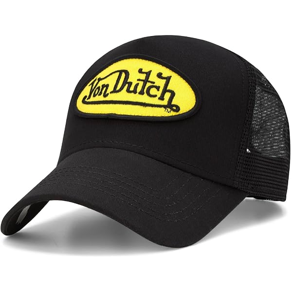 Authentic Von Dutch Unisex Trucker Hat - Curved Bill Snapback Mesh Back Von Dutch Unisex Trucker Hat - Curved Bill Mesh Back Retro  main image 4