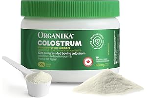 Organika Canadian-Made Colostrum (Bovine)- Immune Support, Grass-Fed- 150g