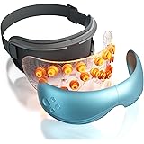 KARTIO Eye Massager with Heat,Heated Eye Mask with Bluetooth Music for Migraine,Eye Care Face Massager, Relax Eye Strain Dark