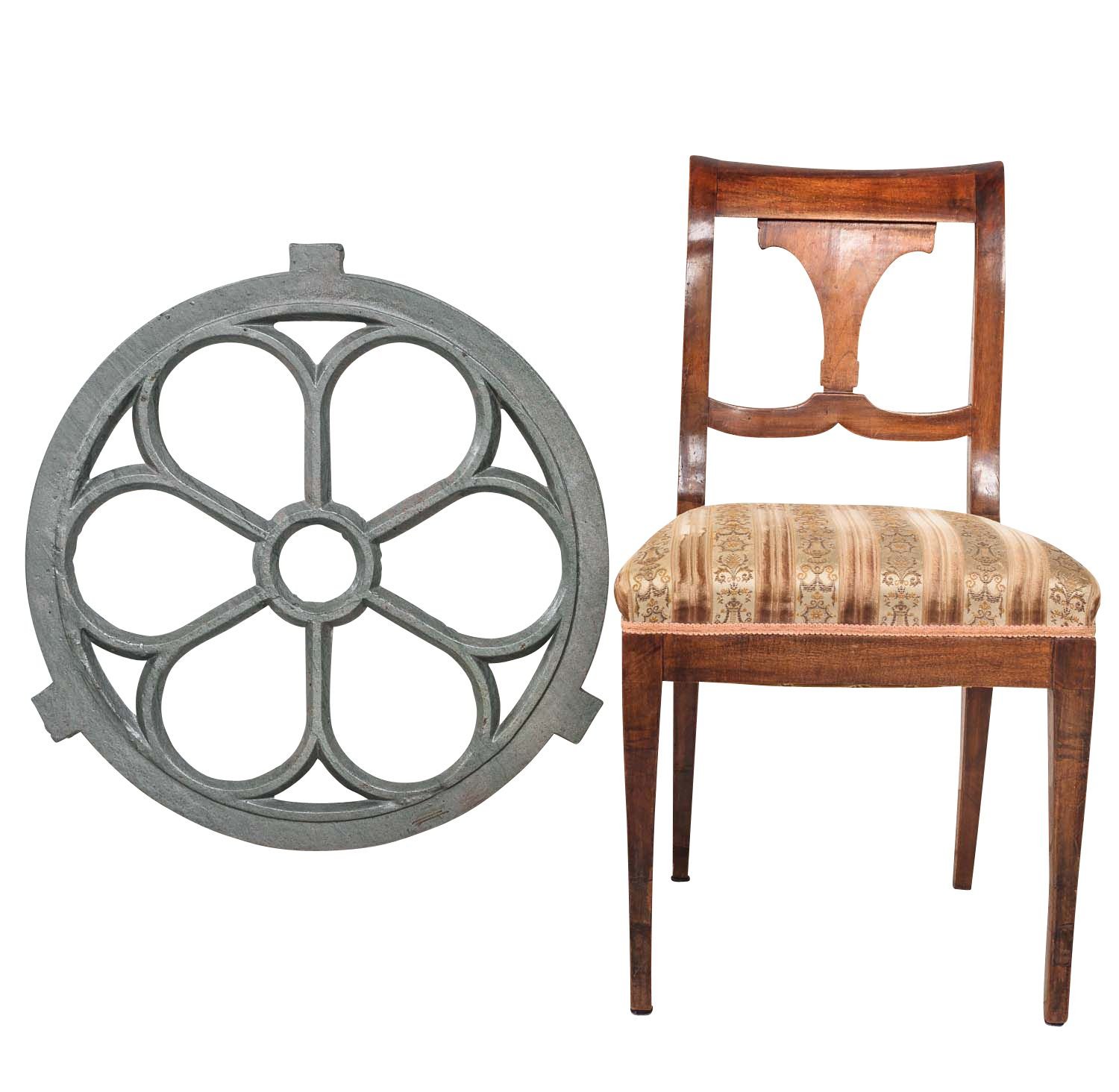 j Fenster grau Stallfenster Eisenfenster Scheunenfenster Eisen 71cm Antik-Stil