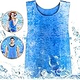HUOFU Ice Cooling Vest for Men Women - Water Evaporative Cool Shirt for MS Patient Outdoor Sport Working Hot Summer Weather High Temperature Protective Clothes