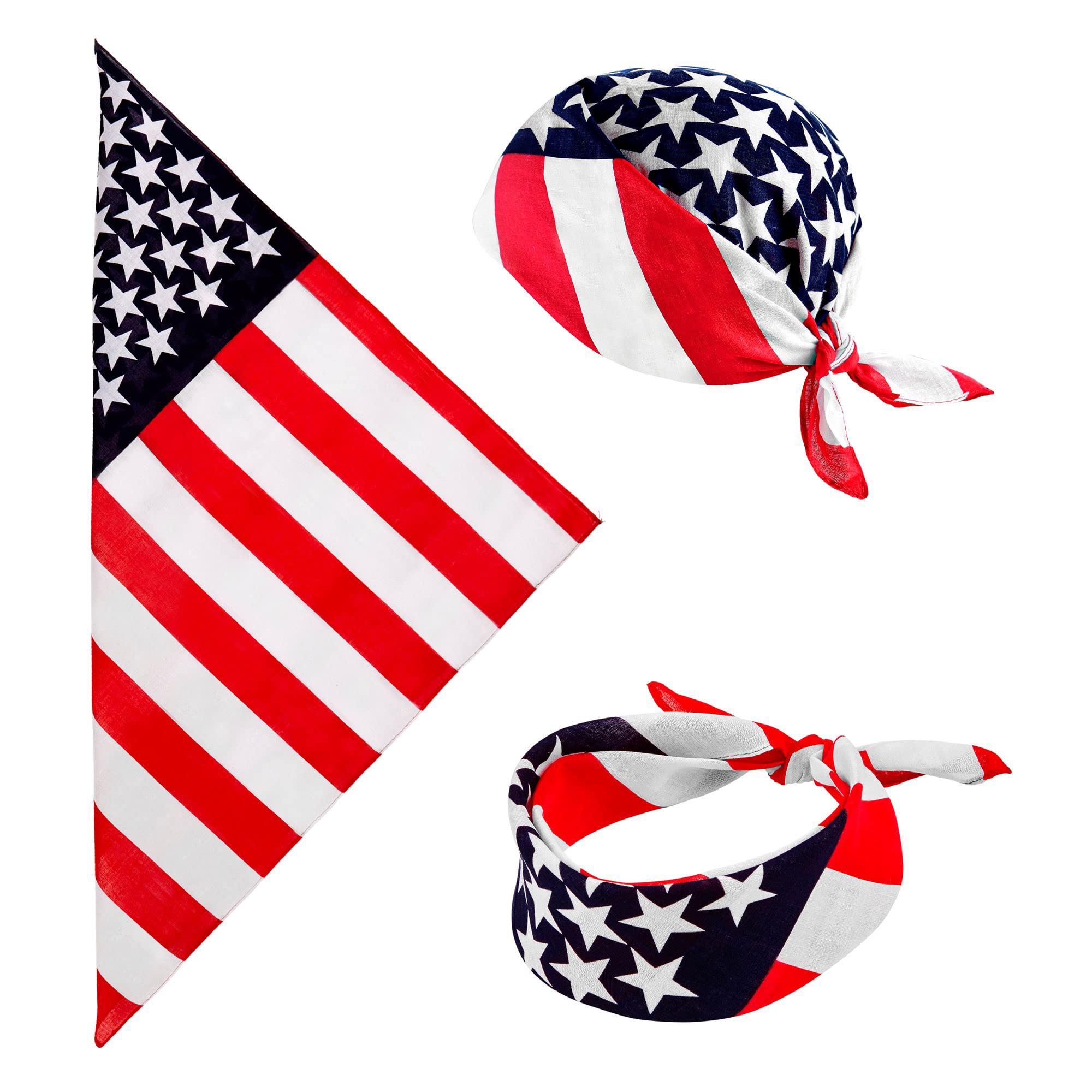 Bandana Usa 55cm Bandana Hats Caps & Headwear for Fancy Dress Costumes Accessory — image 1