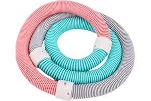 Weighted Soft Spring Hula Hoop for Adults, Upgraded Closed Silent Version Fitness Hoop, Waist-Friendly, 3.3lb Portable Slimmi