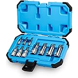 Capri Tools XZN Triple Square Spline Bit Socket Set, Metric, 10-Piece