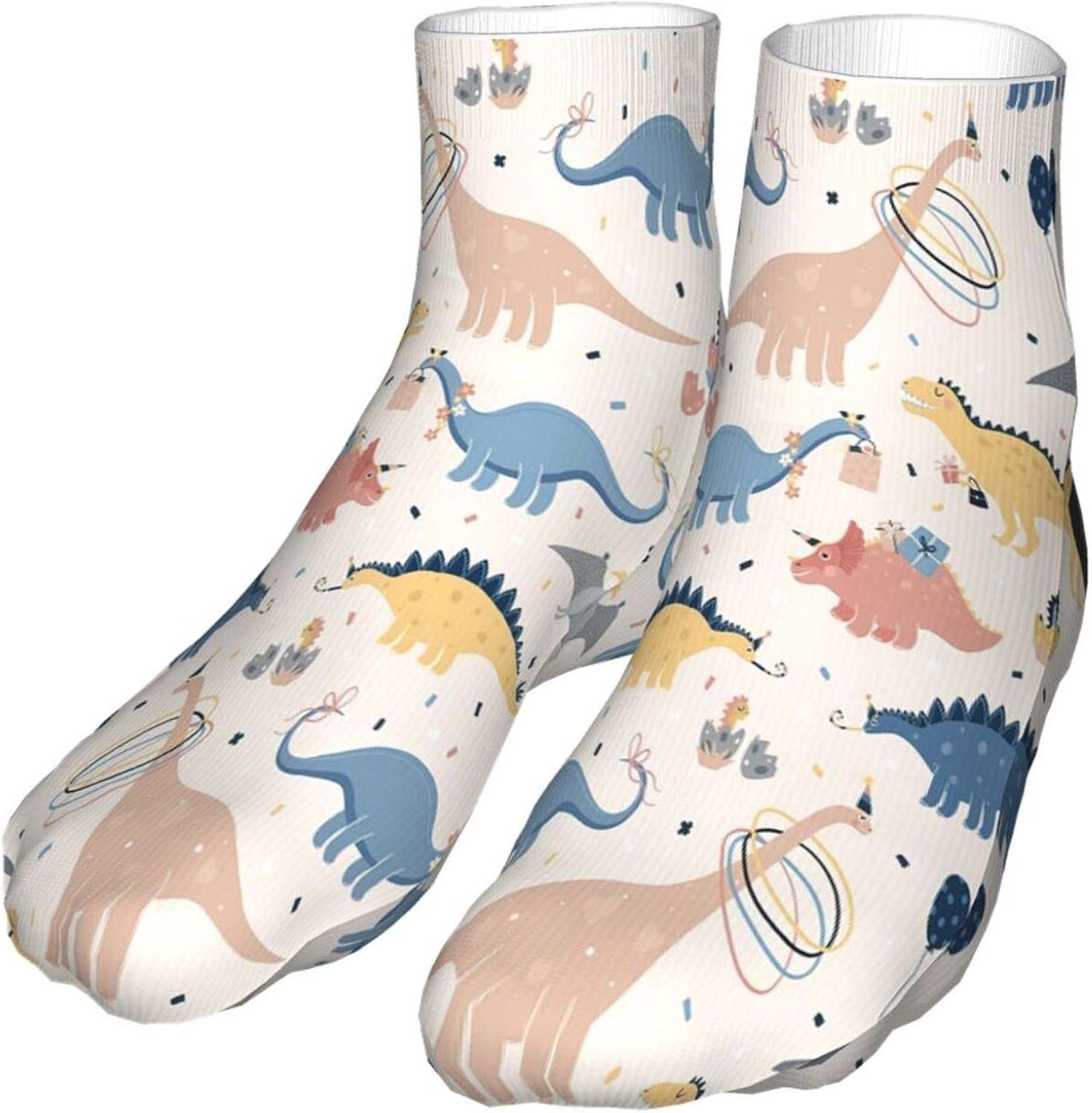 Cute Dinosaur Socks Unisex 3d Printed Novelty Socks Sports