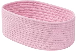 CubesLand Empty Shower Gift Basket Cross Design Bag for Baby Bride Shower,Baby Baptisms,Christenings,First Communions Religious Occasion （Cello Bag + Small Woven Pink Basket+ Ribbon）