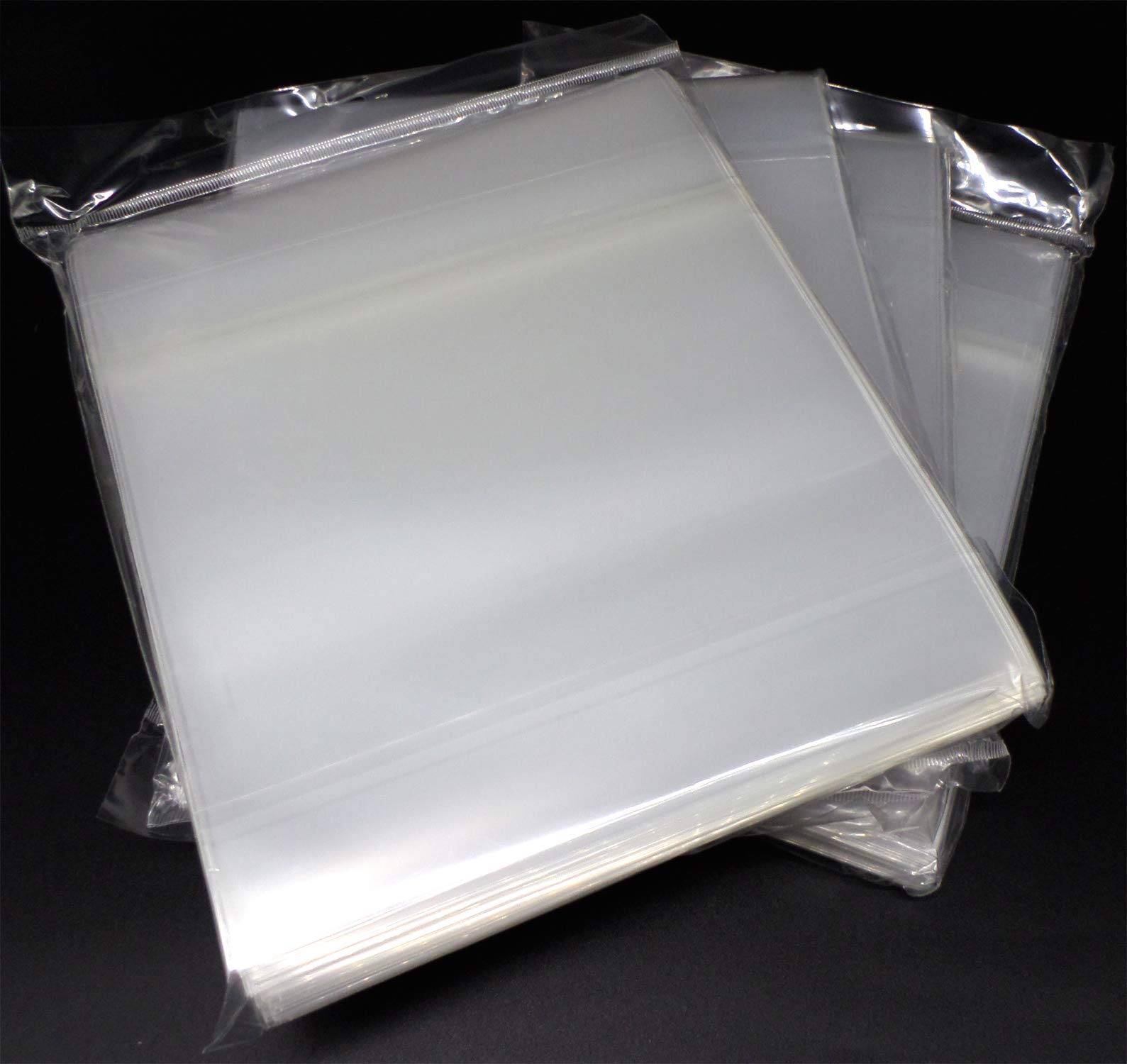docsmagic.de 4 x 100 Resealable Outer Bags for 12" 33rpm Vinyl Records Clear 3 Mil