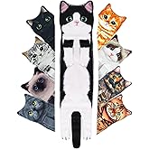 Openhahaha Cat Hand Towels for Bathroom - Funny Kitchen Decorative Towels, Absorbent Soft - Gifts for Women and Cat Lovers