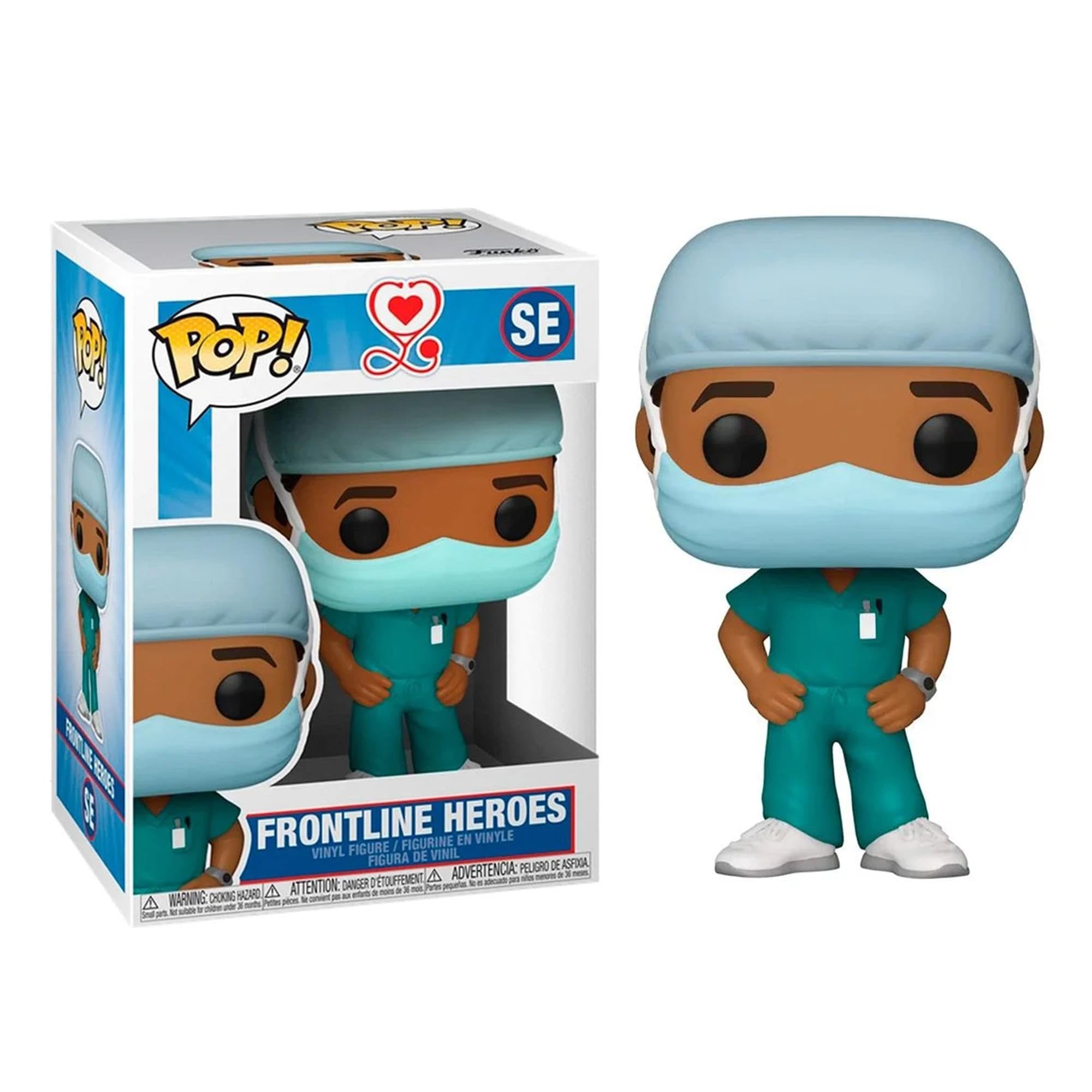 Funko Pop! Heroes: Front Line Worker-Male #2 - Heroes: Front Line Workers - Collectable Vinyl Figure - Gift Idea - Official Merchandise - Toys for Kids & Adults - Model Figure for Collectors