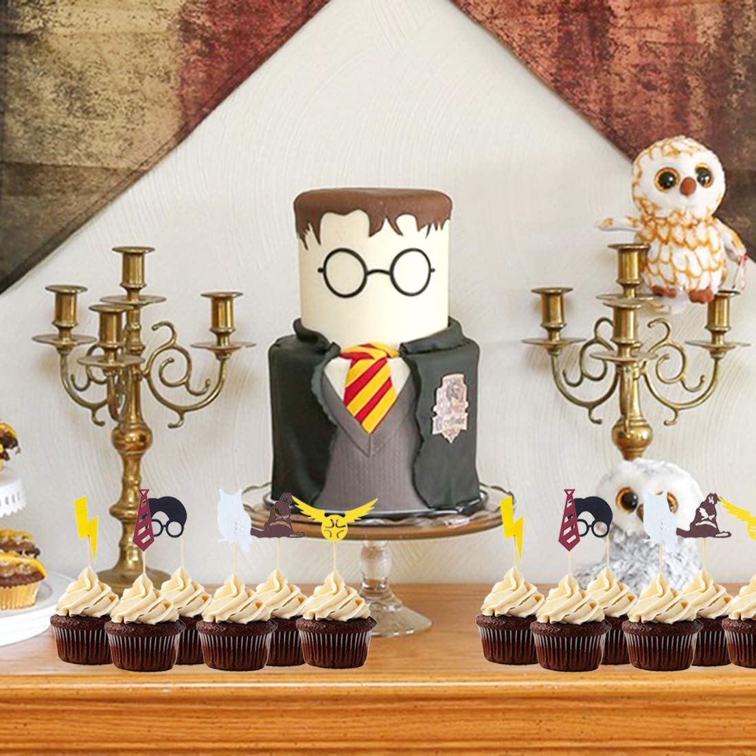 Guirlandes Cotillons Et Confettis Loisirs Creatifs Kreatwow Harry Potter Party Supplies Decoration Pour Anniversaire Wizard Party Supplies Joyeux Anniversaire Banniere Lunettes Cupcake Toppers Pour Baby Shower Rodschinson Com