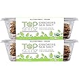 Top Seedz Certified Organic Gluten Free Sea Salt Seed Crackers | 2-Pack | 5 Ounces | Healthy Vegan Crackers with Plant Based Protein | Made of Sunflower, Flax, Sesame and Pumpkin Seed
