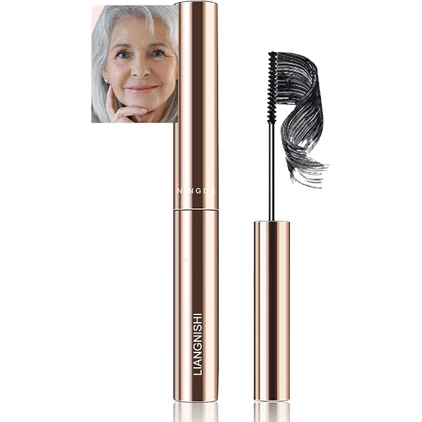 Kiss Beauty Mini Mascara – Wasserdicht, Ultradünne Bürste (2,5 Mm) Für Natürlichen Look, Schwarz