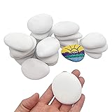 lifetop 24PCS White Painting Rocks, 1.2"-2.0" DIY