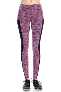Mono B Womens Perfomance Printed Active Leggings (Small ...