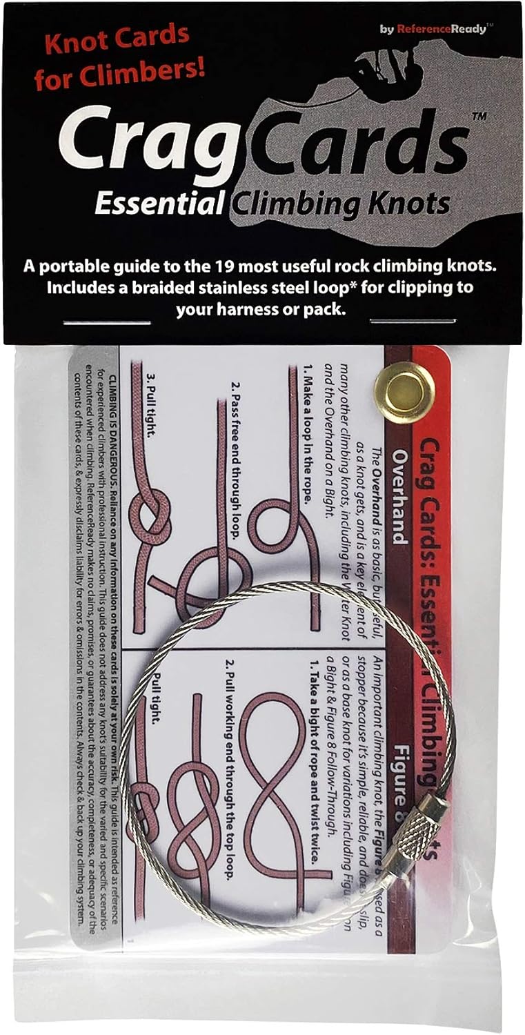 Crag Cards Essential Climbing Knots : Sports & Outdoors