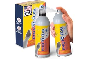 BERKLAND [2 Pack] Photo Fog Atmosphere Spray Made in the USA for Photographers & Filmmakers - Safe Fog Machine Alternative - Smoke in a Can - Haze in a Can - Smoke Bombs for Photography - 8oz Fog Spray Cans