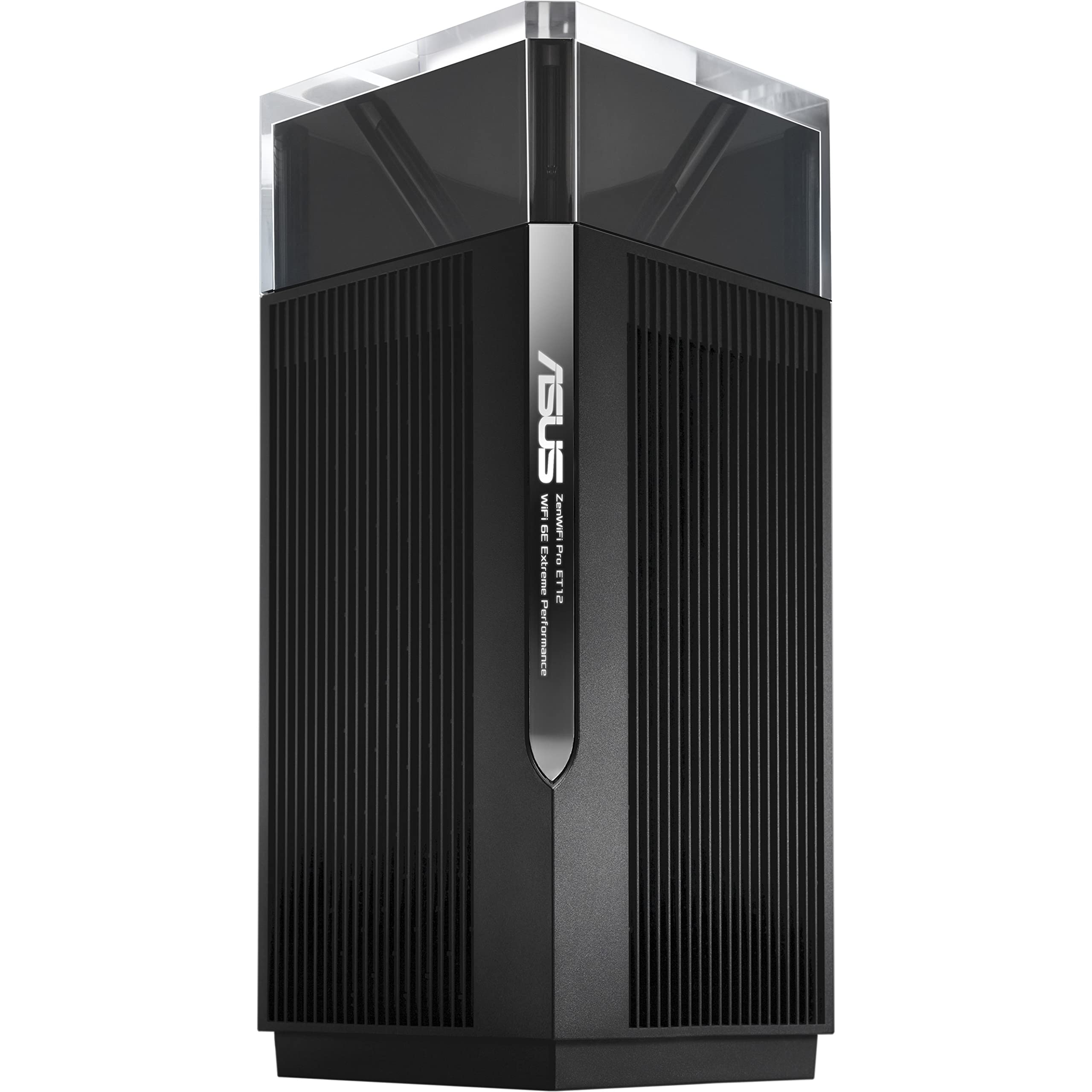 ASUS ZenWiFi Pro ET12 AXE11000 Tri-Band WiFi 6E Mesh System (2 pack), Coverage up to 6000 sq ft, Subscription-free Network Security, Advanced Parental Controls, Instant Guard, VPN, Dual 2.5G Ports