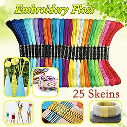 Rainbow Colors Embroidery Floss - Cross Stitch