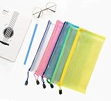 HiChange A6 Document Folder Zipper Bags Extra Thick 10 Pack view 7