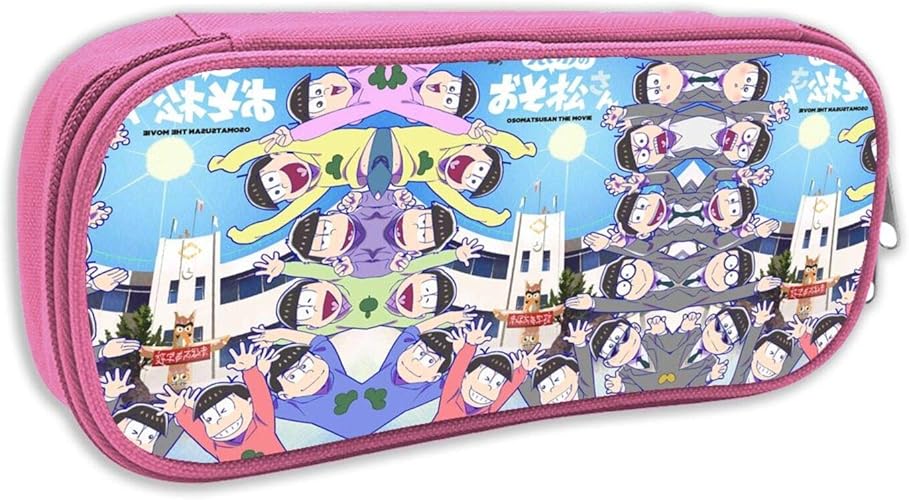 Amazon えいがのおそ松さん ペンケース 筆箱 子供用 文具収納 ペン箱 高校生 中学生 軽量 多機能 大容量 ポーチ 軽量 通学 男女兼用 誕生日 入学ギフト Unbeanded シューズ バッグ