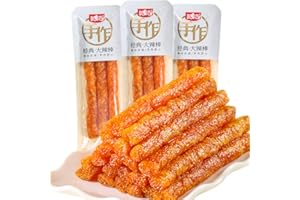 WSYLS-Latiao, Spicy Gluten Strips - 3 Pack (90g), Hot & Chewy Asian Snacks, Authentic Chinese Street Food Flavor