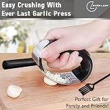 Ever Last Garlic Press Rocker 304 Stainless Steel Garlic Ginger Crusher view 4