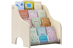 Aescwyn 4-Tier Seal-Shaped Greeting Card Display Stand, Sturdy Elegance with Clear Display, Ideal for Postcard, Tabletop Book