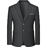MAGE MALE Men’s Slim Fit Suit Jacket 2 Button Blazer Dress Business Wedding Party Jacket