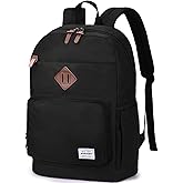 RAVUO School Backpack for Men Women, Water Resistant 15.6 inch Laptop Bag College Bookbag Casual Daypack Travel Rucksack