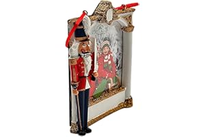KURT S. ADLER Kurt Adler Nutcracker Soldier Picture Frame Christmas Tree Ornament A1115 New