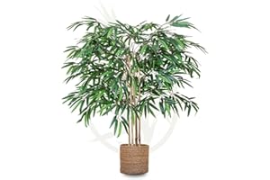 Maia Shop Artificial Bamboo Tree 3.5FT Tall, Fake Tree with Natural Trunk and Realistic Leaves, Faux Silk Plant Made with The Best Materials, Artificial Tree for Home Decor Indoor, 41 inches