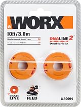 WORX Replacement Spool Twin Pack WA0004 DNA2 Double Helix Line 2 Spools view 2