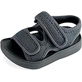 MK MATT KEELY Unisex Kids Summer Slide Sandals Baby Comfort Anti-Slip Open Toe Adjustable Walking Beach Shower Shoes for Boys Girls
