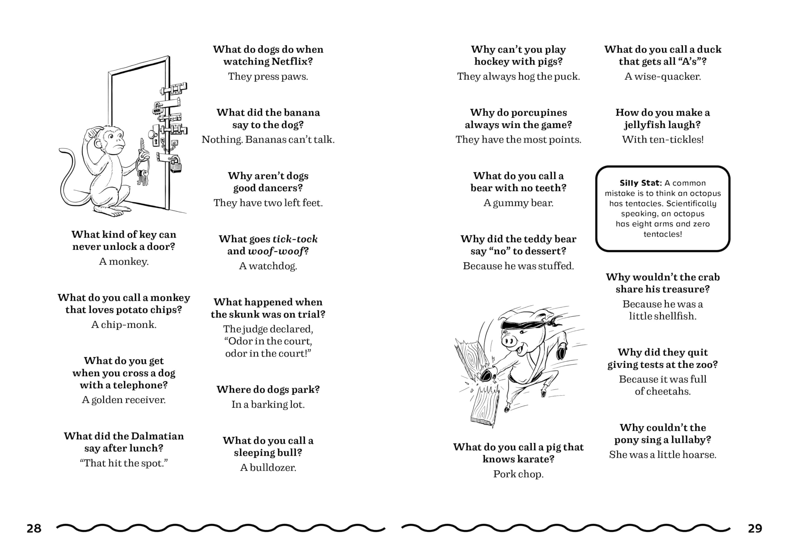 The Huge, Hysterical, Never Terrible Book of Jokes for Kids (Silly Jokes)