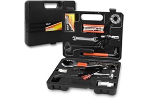 Bike Professional Home Mechanic Tool Kit,QKURT Bike Cycling Mechanic Repair Tool Kit with Hard Case for MTB/Road Bike, etc| P