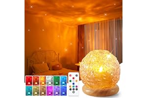 MUBAREK Christmas Gifts Teen Girls Kids Crystal Light Projector, 216 Modes Mood Lighting for Bedroom, Remote & USB Control Room Lights for Bedroom, Ambient Lighting Aesthetic Room Decor for Teen Girls Gifts