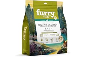 FURRY WONDER Freeze Dried Raw Cat Food Lamb and Chicken Recipe 16 Ounce, USA Made High Protein Grain Free Cat Food for Complete Meal or Food Topper, Freeze Dried Raw Diet for Sensitive Digestion