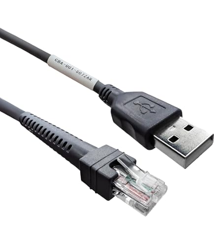 Amazon.com: Zebra CBA-U21-S07ZBR - Serial Cable (Black, 2.1 m, USB