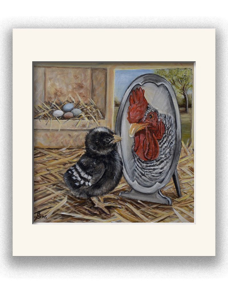 Amazon Com Chicken Artwork Print Farmhouse Rooster Kitchen Art